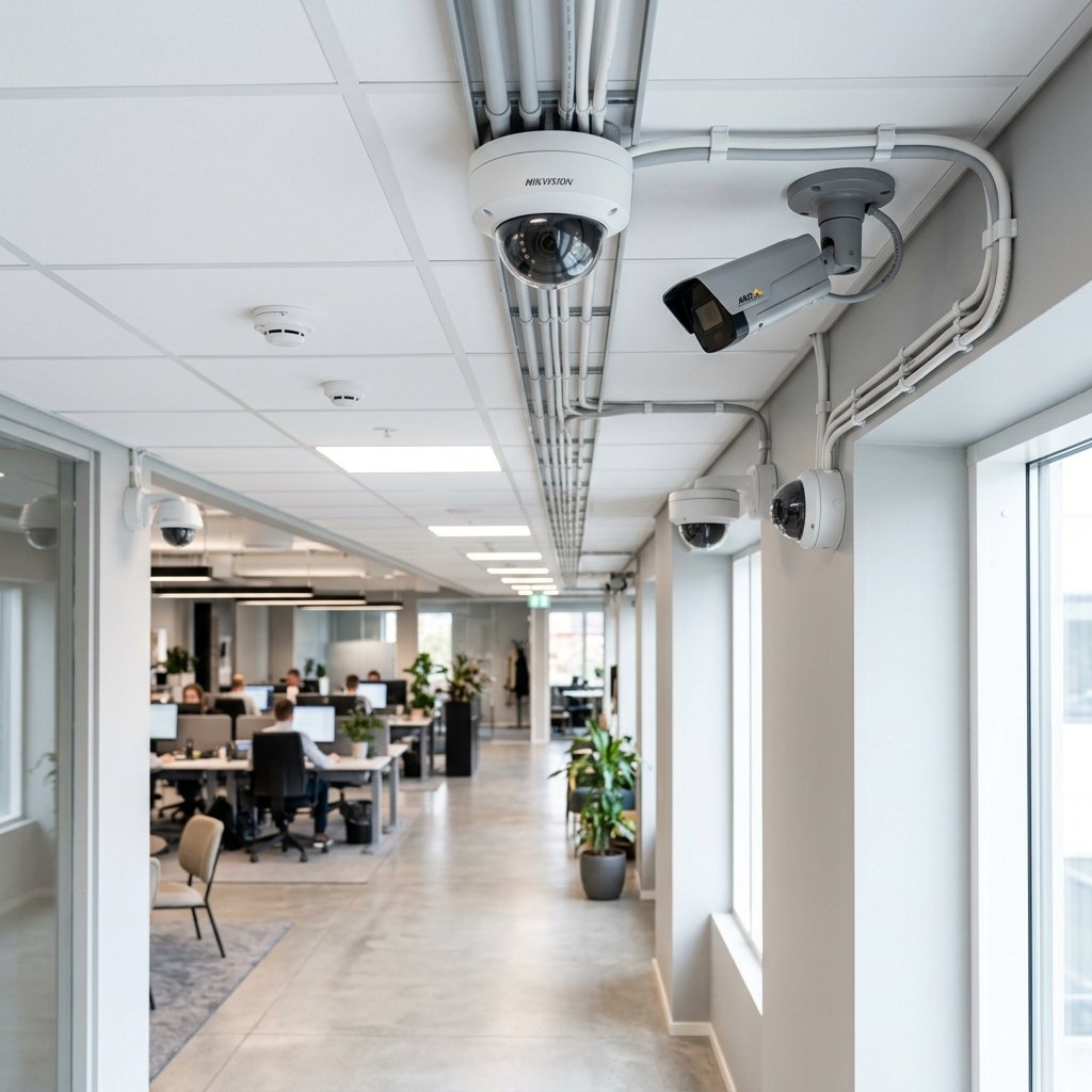 Corporate office CCTV installation